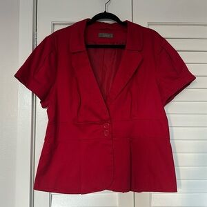 Cute crop short sleeve jacket